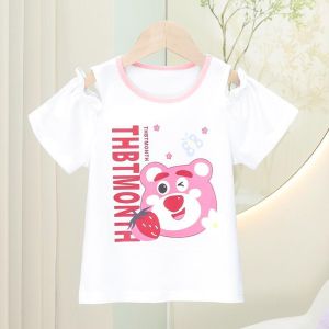 [PRINCESS KESLI] 2-11 Tahun Baju Tshirt Kaus Lengan Pendek Katun Murni Anak Perempuan Baru Musim Panas Atasan Anak Perempuan Mode Kuromi Tren Pakaian Luar Kasual Modis