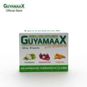 Go Natural Guyamaax Herbal Food Supplement 500mg Capsules Blister Pack of 30