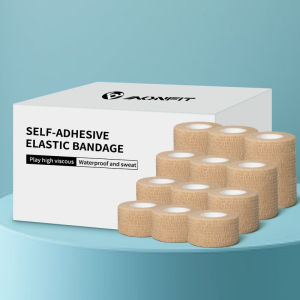 Băng Dính Thể Thao Co Giãn Tự Dính Cho Đầu Gối Đầu Gối Bóng Rổ Chống Chấn Thương Cố Định Chống Sưng Tay Dây Đai Chống Lật