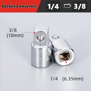 NiuXiang(NewShark) | 1/4" 3/8" 1/2" Ratchet Wrench Adapter Chrome Vanadium Steel Ratchet/Socket Extension/Conversion Kit for Automotive Maintenance