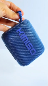 Speaker Bluetooth KIMISO KMS-M15 Extra Bass | Speaker Aktif Portable Full Bass Tahan Air Bluetooth-TWS-Radio FM-USB-TF Desain Simple Bisa DI Bawa Kemana Saja | Gallery Audio