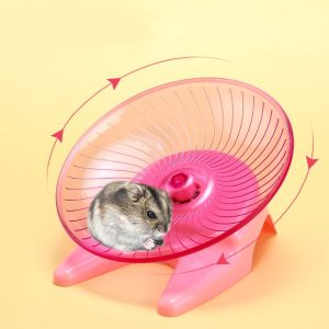 Silent Running Wheel for Small Pets - Quiet Safe Exercise Equipment Ideal for Hamsters Mice Parrots And Other Small Animals