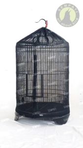 SEMPATI Kerodong Transparan Eco No 2 Krodong Sangkar Kandang Burung Murai Batu Kain Penutup Cover Sangkar Kandang Bulat Burung Murai