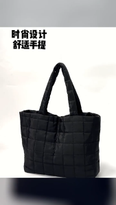Large Capacity Tote Bag Fashion Single Shoulder Crossbody Tote Bag Plucked Armpit Bag For Travel