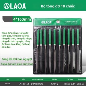 LAOA | Dũa Kim Cương LAOA Bộ Dũa Thép Cắt Đôi Đa Năng Dũa Tam Giác Dùng Cho Gia Công Kim Loại Dụng Cụ Mài.
