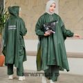 Jas Hujan Ponco Lengan dan Celana Pria Wanita Dewasa Berkualitas Terbaik By GARUDA. 