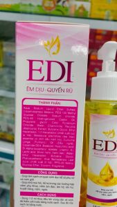 Dung dịch vệ sinh phụ nữ EDI - Tinh chất nghệ và Nano bạc