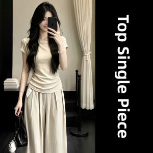 LIRUSHAN | Summer Two-Piece Set Female Trousers and T-shirt