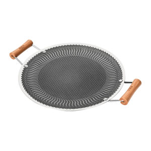 The Primitive | Smokeless Outdoor BBQ Grill Pan Stainless Steel
