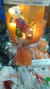 Hoa hồng sáp hoa sáp 1 bông hoa sáp thơm xinh xắn là tượng trưng của tình yêu với độ bền vĩnh cửu của hoa sáp sẽ là món quà ý nghĩa trong những dịp đặc biệt quà noel valentine..