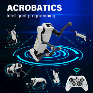 High-Tech Simulated Intelligent Machine Dog Voice Dialogue Artificial Mobile Remote Control Programming Electric Toys For Kids
