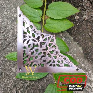 Siku Ukir Kuningan Antik Aksesoris Meja Pintu Ornamen Pengaman Furniture 15 cm 1 Pcs