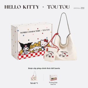 TOUTOU | Túi Xách Tote BFF Quà Tặng HelloKitty Matrioska