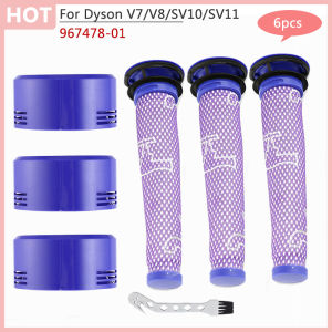 For Dyson V7 V8 SV10 SV11 Spare Parts Handhold Robot Vacuum Cleaner Front Rear Hepa Filter Home Accessories 967478-01