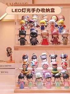 4/5-Layers Acrylic Display Box & Toy Storage Case: Dustproof Desktop Organizer