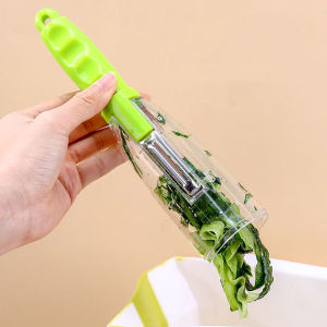 Amoki Multi-functional Stainless Steel Creative Peeler With Garbage Container For Peeling fruits and vegetables