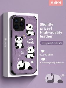 Asina | Cute Panda Design Full-Cover Thin Protective Case for iPhone 14 Pro Max