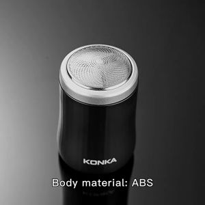 KONKA Portable Mini Mens Razor Waterproof Shaver Pocket Size Rechargeable Shaver Waterproof Mini Body Shaving Machine Trimmer Shaver Men Razor Mesin Cukur Janggut 剃須刀電動 KS-Mini2