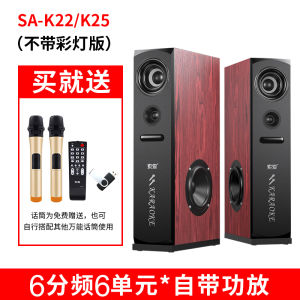 Bluetooth Karaoke Microphone Speaker System No Amplifier Needed for TV Connection Home KTV Sound System Wireless Handheld Mic