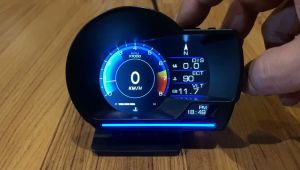 Car Smart Gauge P6 OBD2+GPS HUD Smart Car Layar Display Hd Sistem Kode kesalahan bisa dihapus