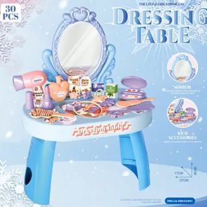 Bộ Bàn Trang Điểm Giả Vờ Cho Bé Gái Đồ Chơi Nhập Vai Giáo Dục Bộ Salon Làm Đẹp Cho Trẻ Mới Biết Đi Bộ Dụng Cụ Trang Điểm Giả Vờ Tạo Mẫu Tóc Cho Bé Gái Bao Gồm Lược Máy Sấy Tóc Cho Trẻ Em Túi Trang Điểm