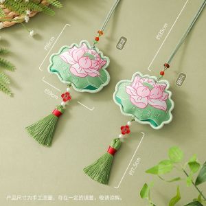 New Embroidered Lucky Bag Fragrance Pouch Finished Product Personal Carry Golden Home Living Accessories