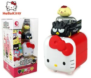 HELLO KITTY Gathers Sanrio Characters Car Garage Set Kids Collectible Play Toys