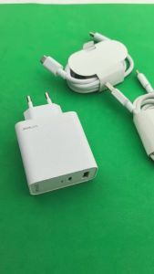 Realme 120W GaN 1A1C 2 Port SUPERVOOC EU Fast Charging Adapter &12A PD/Type C Cable For realme 13 Pro+ GT 8 6 7 Pro Neo 7 6 5 SE