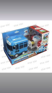 Tayo Baby Tayo Shooting Car Bus + Launcher Machine Set – Blue Interactive Kids Toy Korean Original Ages 37+ Months