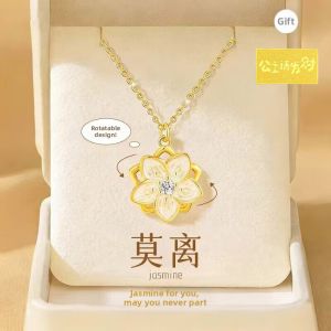 GLTEN | Jasmine Flower Design Luxury Necklace