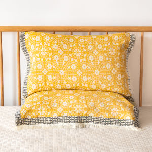 ผ้าห่มหมอนคอตตอนแท้ 2 ชิ้น ป้องกันน้ำมันศีรษะ ผ้าห่มหมอนคอตตอนระดับไฮเอนด์ เสื้อผ้าสำหรับนอน ผ้าห่มหมอน Asight