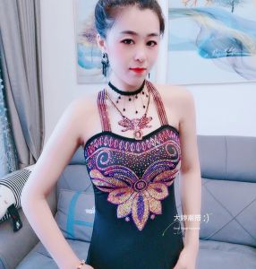 Áo Ba Lỗ Ren Mỏng Mùa Hè Bằng Lụa Băng Có Đá Rhinestone Mới Cho Nữ Áo Ba Lỗ Co Giãn Có Dây Đeo Quanh Eo Áo Lót Bên Trong