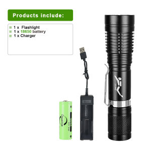 XHP390 Underwater Lantern IPX8 Professional Diving Flashlight White Light Diving 800m Underwater Portable Searchlight Scuba Lamp