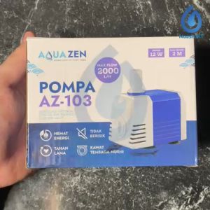 AQUAZEN AZ - 103 Pompa Celup Kolam Ikan Submersible Pump Aquarium 12 W 2000 Litter