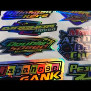 Stiker Hologram Vjar Yerex & Variasi Stiker Motor Thailook