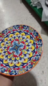 จานแบน 8.5 นิ้ว จานสลัด จานสเต๊ก จานใหญ่ๆ จานสวยๆ จานกระเบื้อง จานเซรามิคสวยๆ