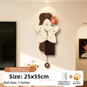 BEISIJIA | Vintage Style Wall Clock 2026 No-drilling Design