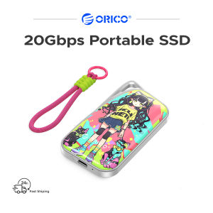 ORICO Anime Style PSSD Unique Appearance Vibrant Cat Ears Design 20Gbps Super Speed Sync Store What You Want 2TB Max Capacity