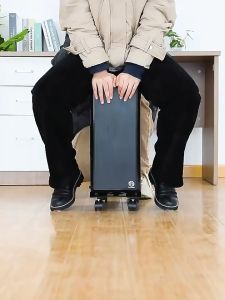 Heavy Duty PC Tower Stand Holder with Wheels and Brake Metal CPU Holder Adjustable Mobile CPU Stand Computer Tower Bracket