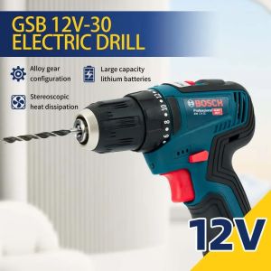 Bosch GSB-12-V30 Electric Drill Professional Heavy Duty Cordless Driver Multifunctional Household Electric Screwdriver