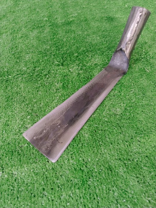 มีดขอถางหญ้าสองคม เหล็กกล้าคมแข็งแรง ต่อด้ามได้