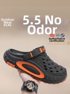 ECAC | Mens Breathable Anticollision Durable Slip-resistant Odorless Sandals