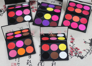 Bảng trang điểm Opera Trung Quốc DANNI Phấn mắt rỗng màu đỏ và đen sương mù để biểu diễn sân khấu Thích hợp cho mọi loại da