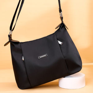 Middle-Aged Womens Bag Fashionable All-Match Middle-Aged and Elderly Shoulder Crossbody Large Capacity Nylon Bag Women Oxford Cloth Mother Bag