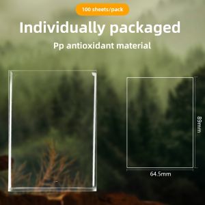 Transparent Pokemon Card Sleeve Wizard of the Coast Magic the Gathering Trading Card Game Inner Protective Cover Storage