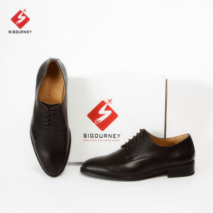 Giày Derby Đế Phíp Sang Trọng SIGOURNEY Da Bò Cao Cấp Màu Đen SCC-06 Bảo Hành 18 Tháng