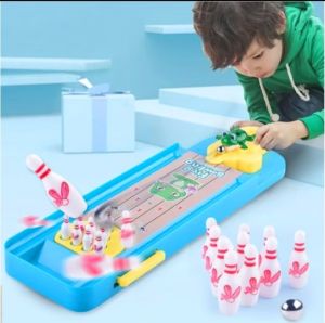 mainan bowling SS1722/mainan edukasi anak frog bowling board game/bowling katak/bowling kodok