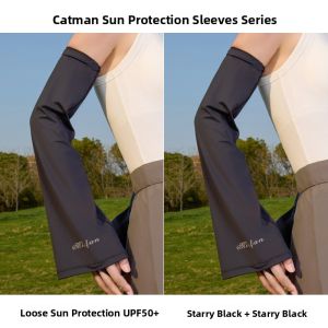 MiiOW | Loose Womens Summer Ice Sleeve Sun Protection Outdoor Cycling Driving Arm Protector MiiOW Cat Person Brand Pure Color