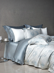 Mercury | Luxury High-end 140S Twin-core Long-staple Cotton Jacquard Bedding Set