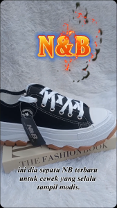 sepatu sneakers wanita kanvas korea style import kasual perempuan original